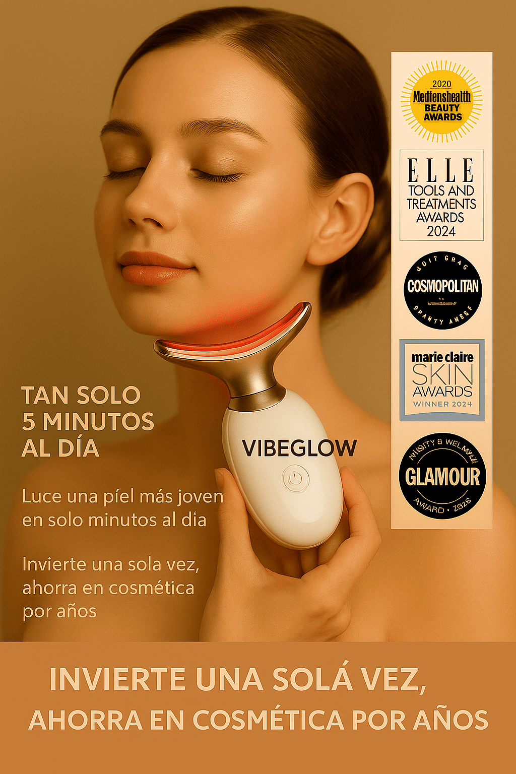 VIBEGLOW™ Consigue una Piel Radiante al Instante