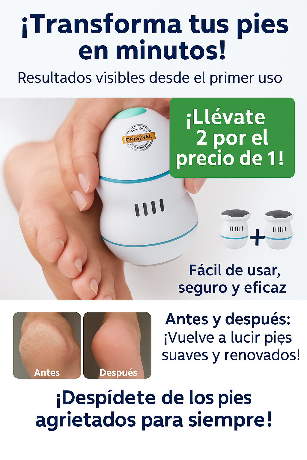 LIMASOFT® -Luce unos Pies impecables Todo el año.